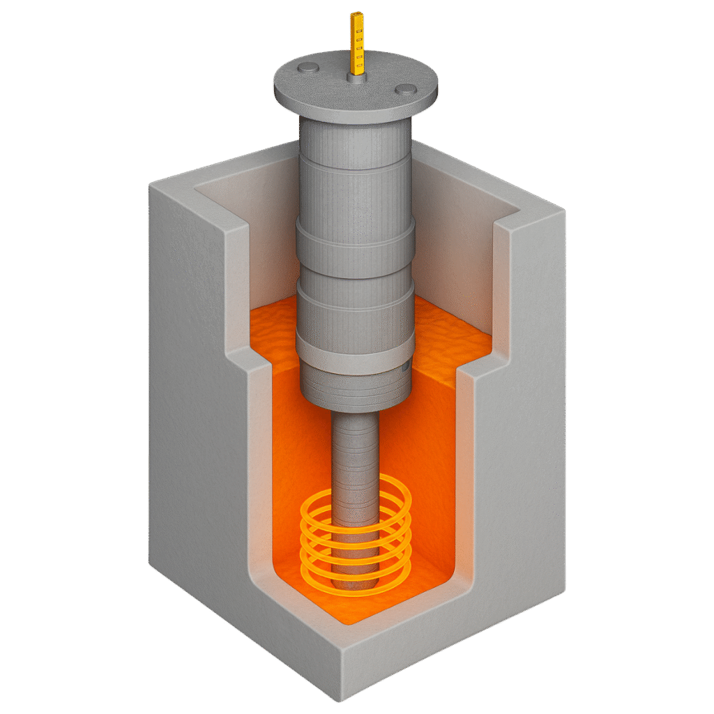 Immersion Heaters for Molten Metal Filter Boxes