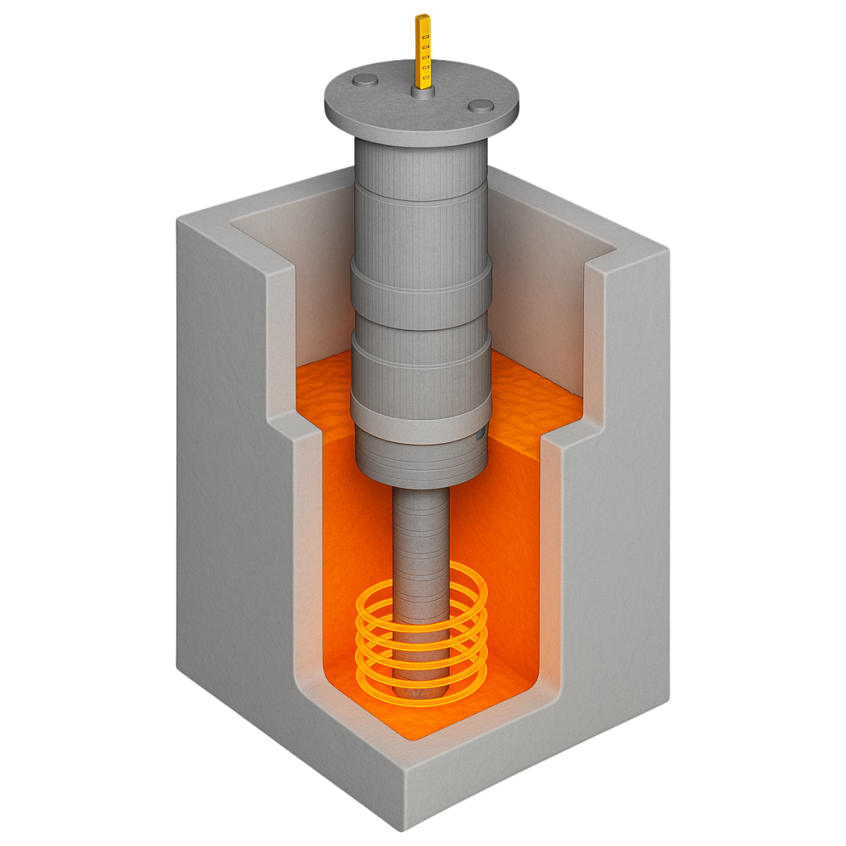 Immersion Heaters for Molten Metal Filter Boxes